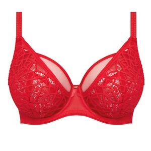 Freya Soiree Red Lace Underwire Bra 38H